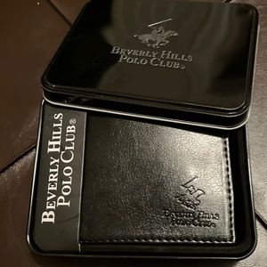 NEW! BH Polo Club Black Walllet
